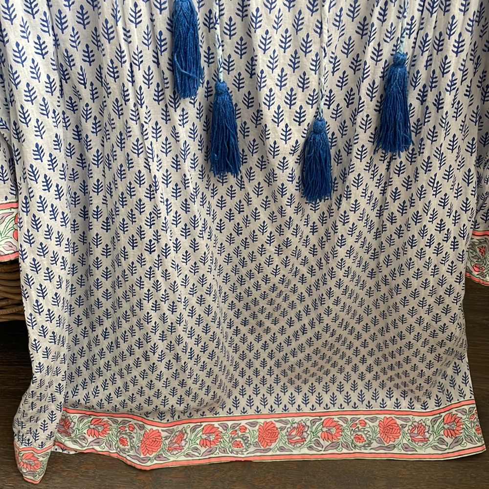 SZ Blockprints Cotton Cover Up Dress - Picture 4 of 7